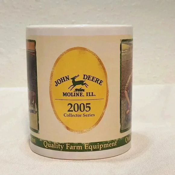 John Deere 2005 Collector Series Coffee Mug Father/Son Tractor Puppy Equipment - Picture 3 of 6